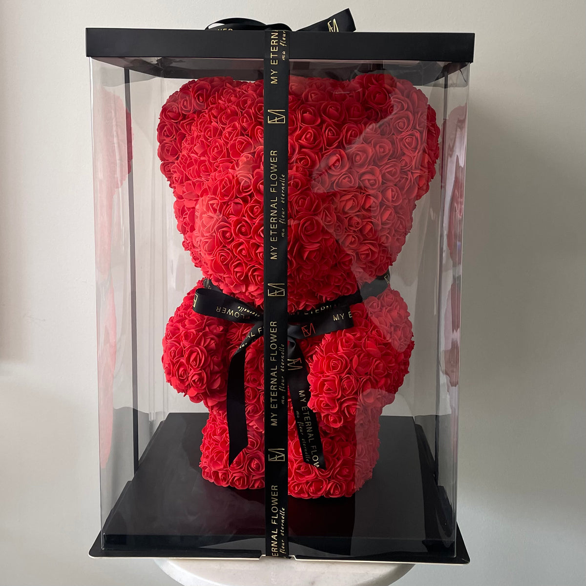 Standing Rose Bear 56 cm Sydney Delivery Only My Eternal Flower