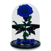 Grande Eternal Rose Dome in Electric Royal Blue - My Eternal Flower