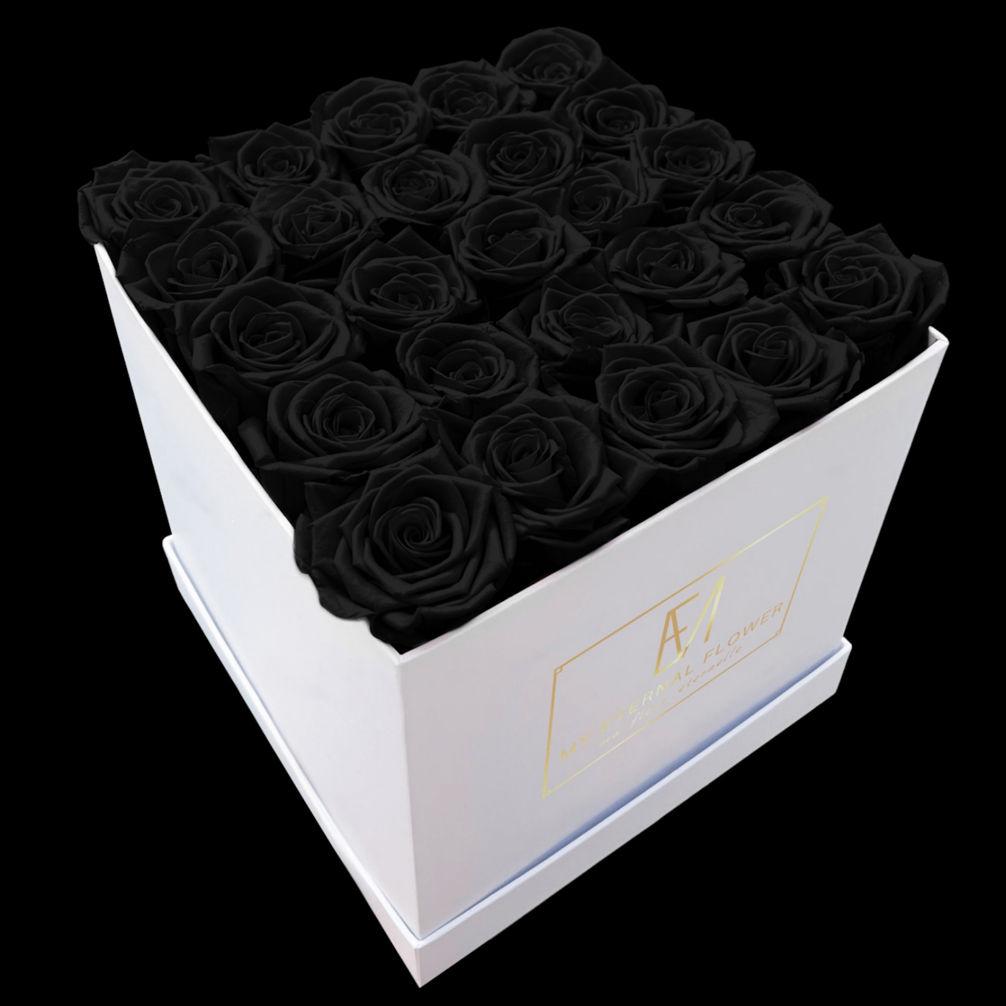 Timeless Floral Black Gift Bag, Rose 5.5x3.25x8.5, 250 Pack