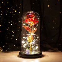 Red LED Galaxy Rose Dome